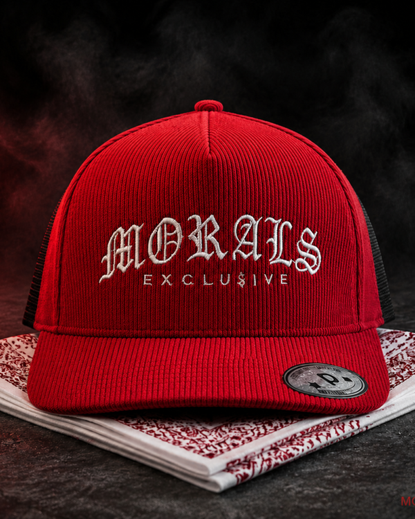 MORALS MORED CORDUROY TRUCKER HAT